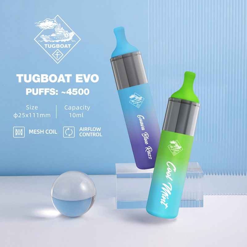 Tugboat Evo E Cigarro 4500 Elf Puff Bar Descartável Atacado Eu Vapo