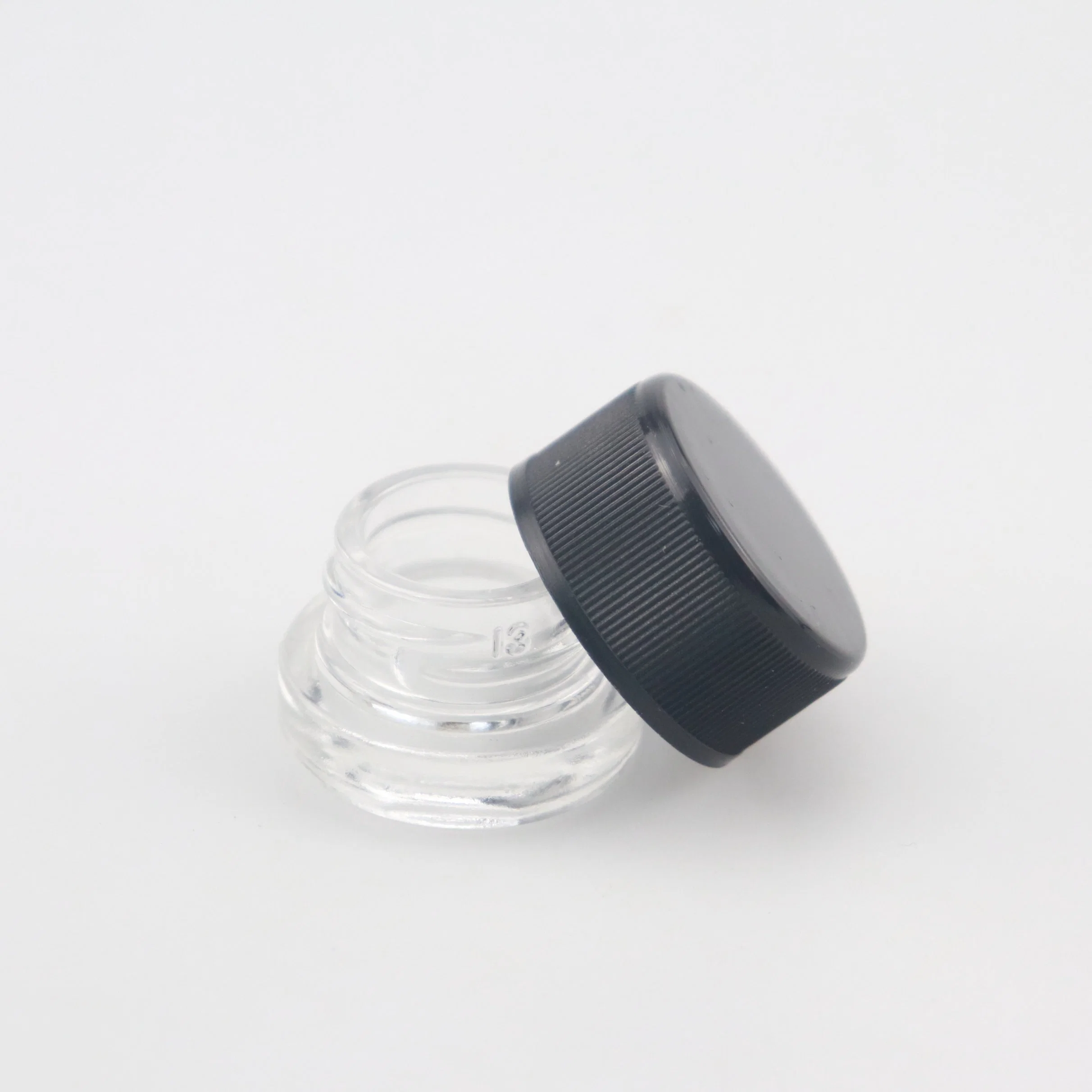 3ml Child Resistant Cap 5ml Small Glass Jar Concentrate Container