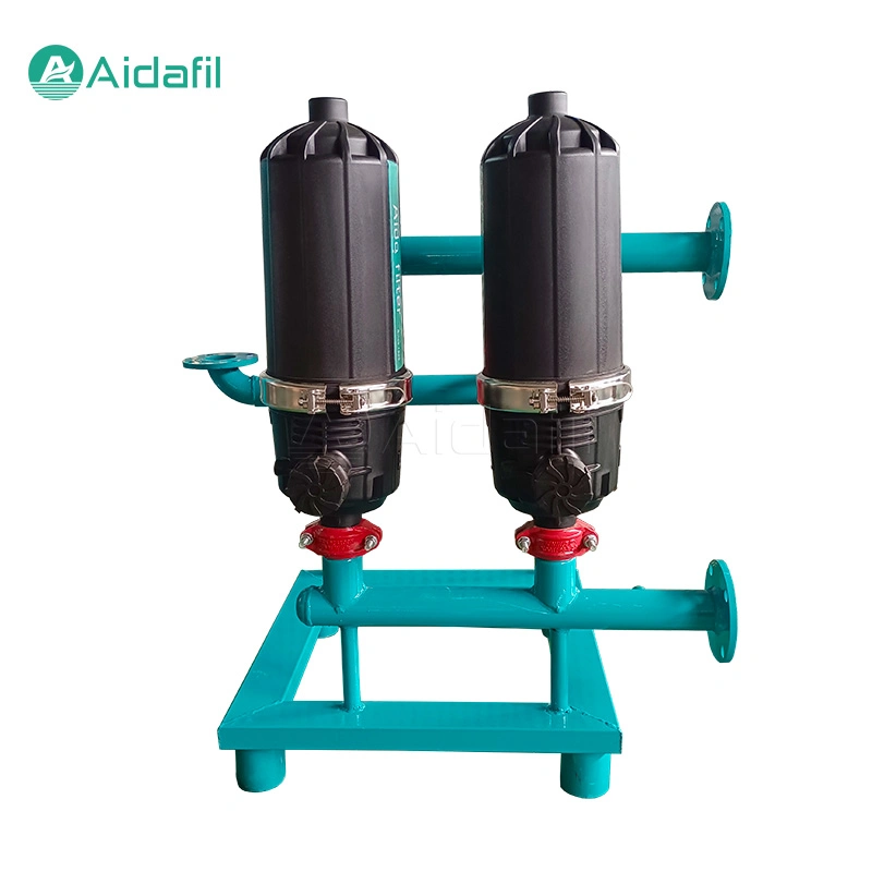 Separação de partículas de areia irrigação por gotejamento/água de estufa filtragem automática de filtros de disco Sistema