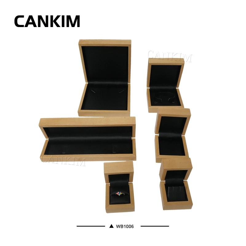 Cankim Jewelry Packaging Box Wood Wood Jewelry Storage Box Solid Wood Jewelry Box