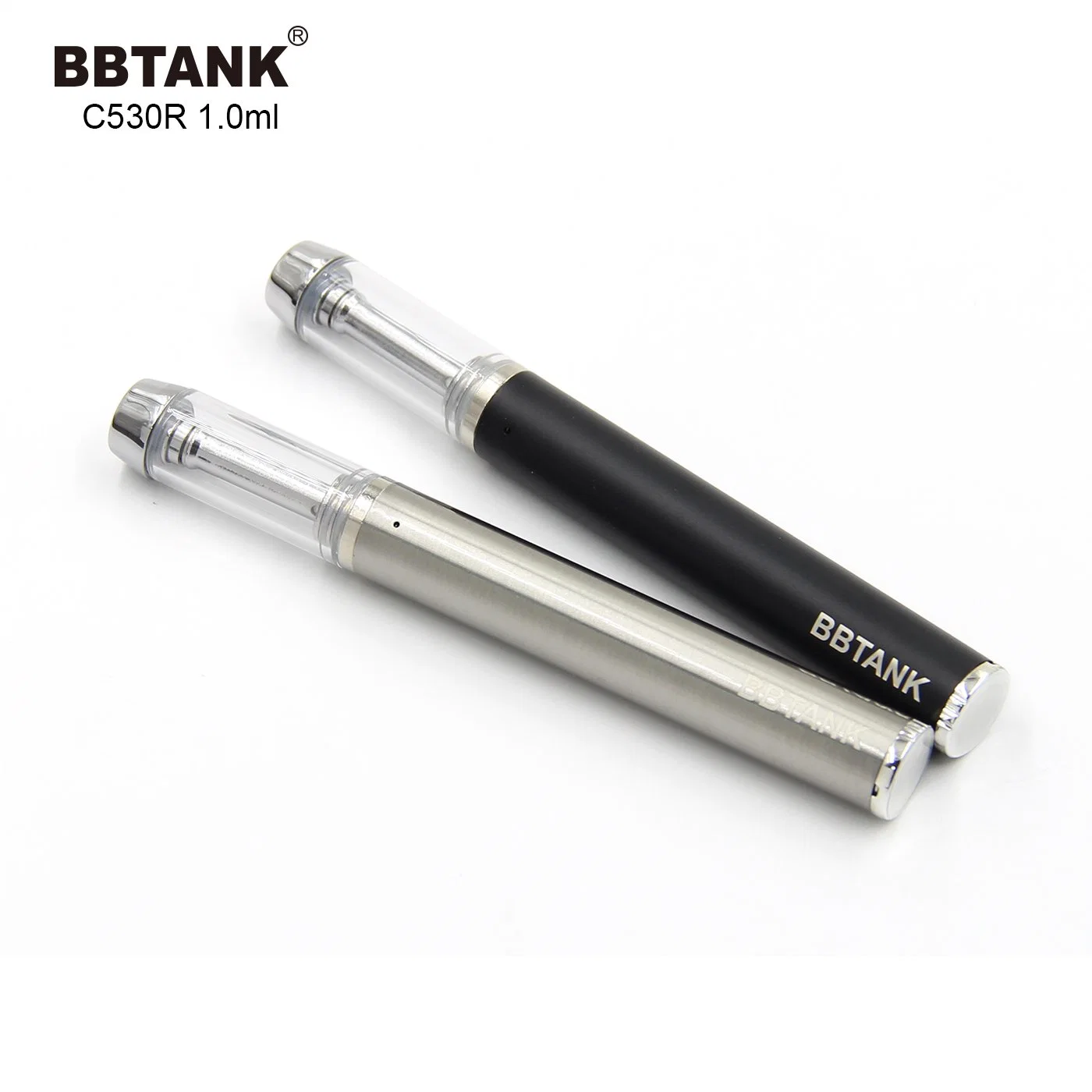 Commerce de gros 1.0ml Quartz Vape stylo jetable bobine Vape d'huile stylo rechargeable