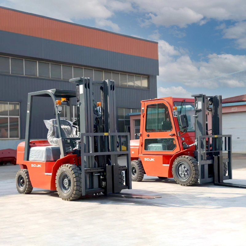 CE Euro 5 EPA Engine Forklift Truck Price 2 Ton 3.5 Ton 4 Ton 5 Ton 7 Ton 8 Ton 10 Ton Diesel Forklift with Optional Attachments