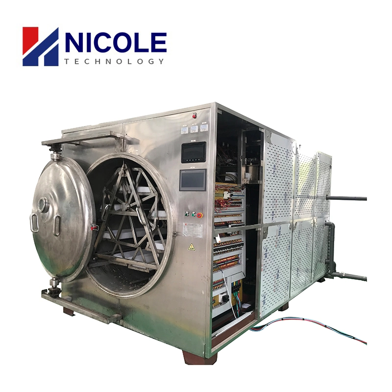 Industrial Microwave Vacuum Dryer Equipment PLC Control for Chemicals