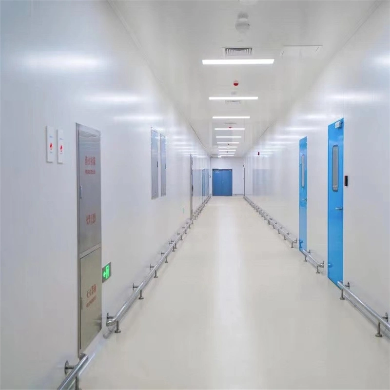 Fireproof PPGI Stainless Steel Cleaning Sliding Door for Foof Industrial Cleanroom