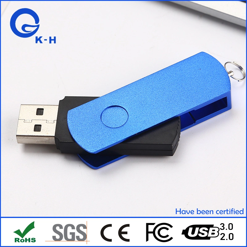 Custom Logo Swivel Memory 128GB 3.0 USB Flash Key