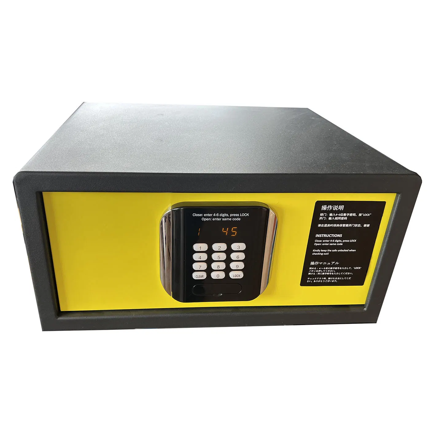 High quality/High cost performance  Solid Steel Safe Box with Pry-Resistant Door for Hotel Guest Room and Office