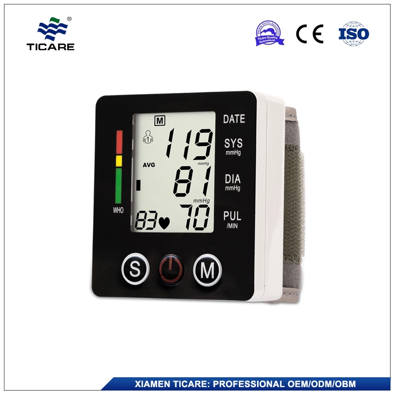 Accurate Automatic Wrist Cuff Digital Blood Pressure Monitor