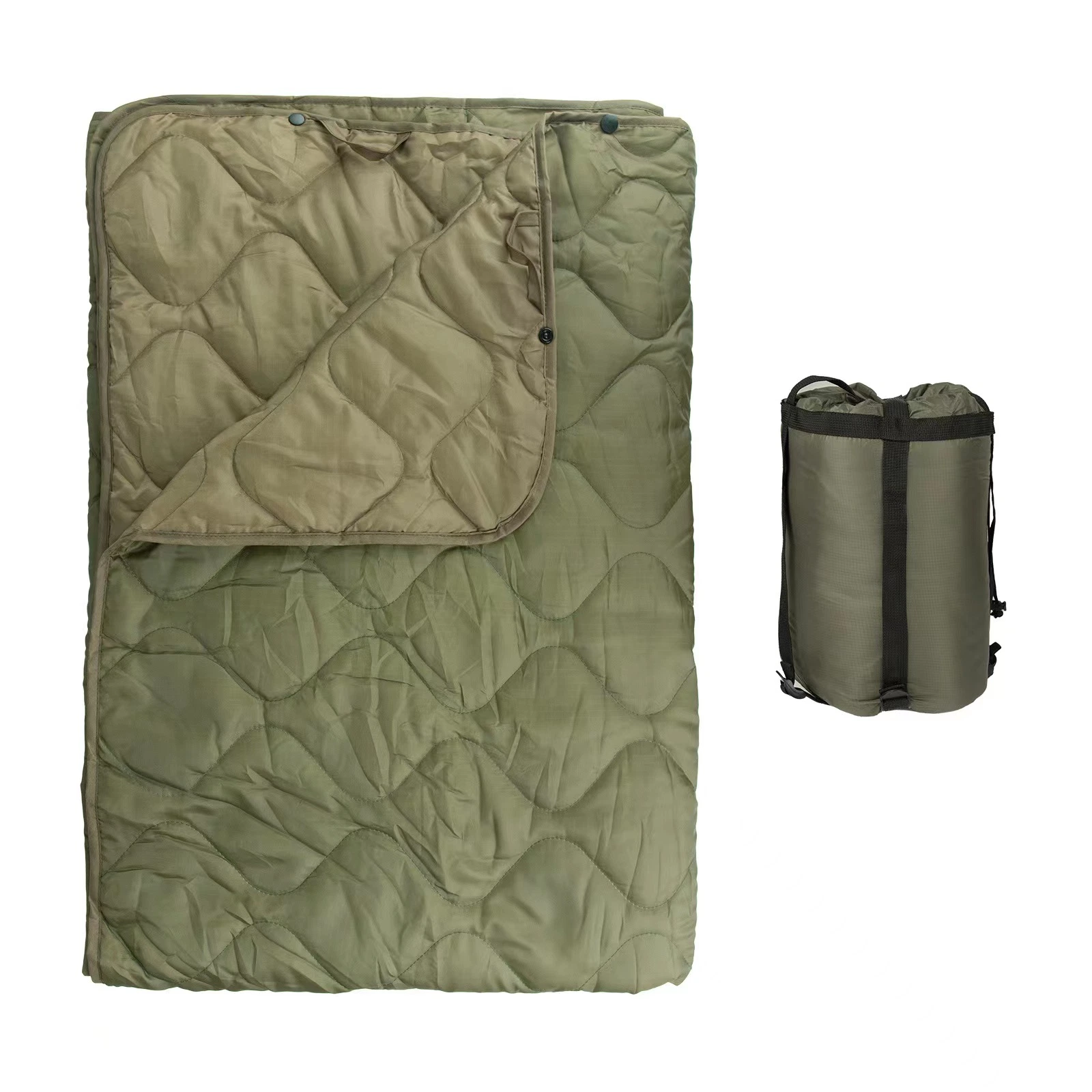 Al por mayor impermeable mantas Woobie al aire libre Camping Camouflage manta