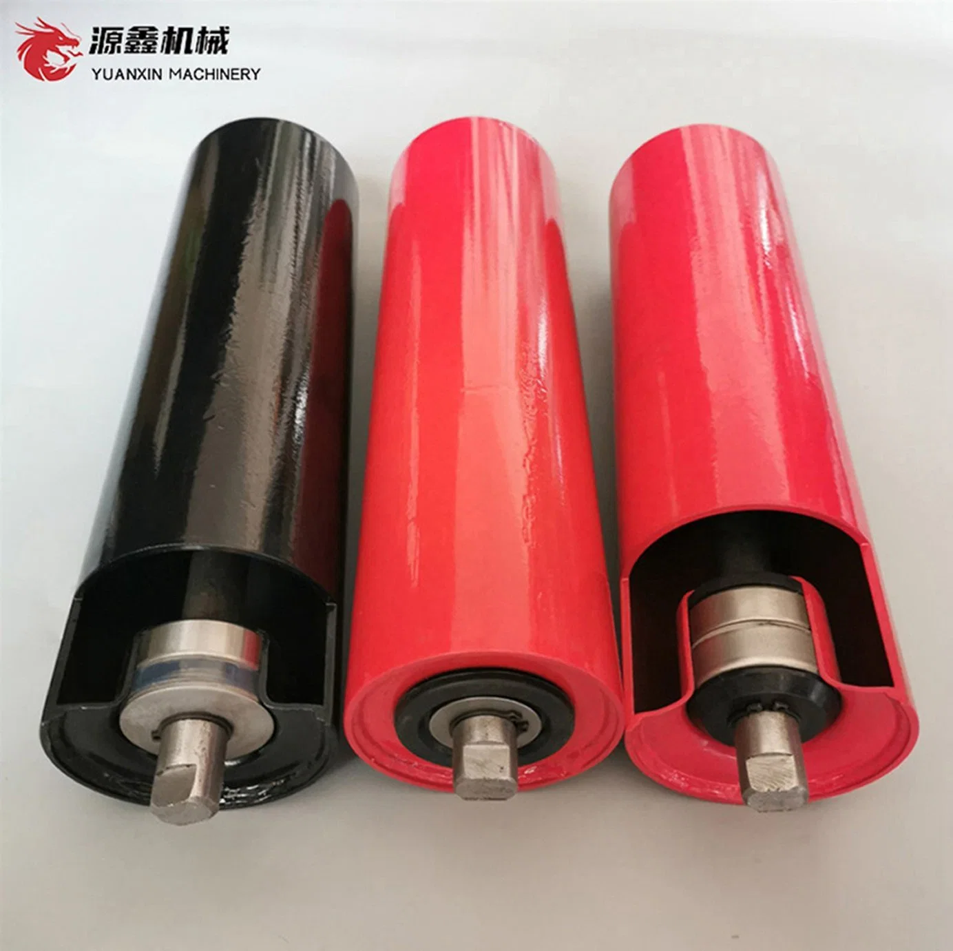 Suspende Rubber Ring Impact Roller for Steel Plant