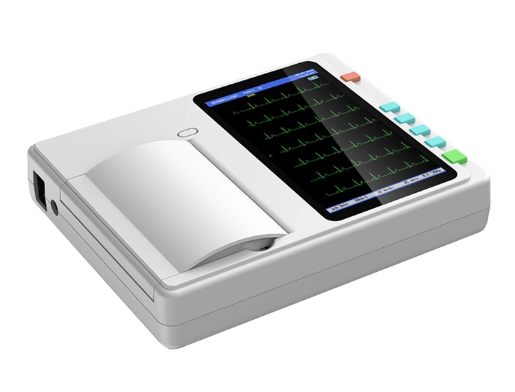 CE Portable Multi Parameter Multifunction Patient ECG Simulator Touch Screen 3-Channel ECG Simulator