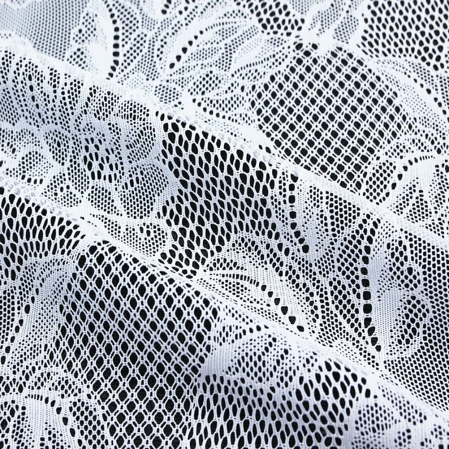 Breathable New Design Lycra Textiles Jacquard Lace Fabrics for Lingerie