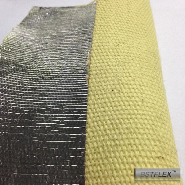 Abrasion Resistant High Temperature Heat Resistant Aluminum Laminated Aramid Fiber Cloth