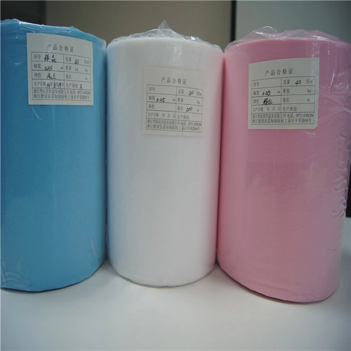 Hospital Textile Anti-Static Treatment 40gr/45gr Waterproof SMS Nonwoven Fabric