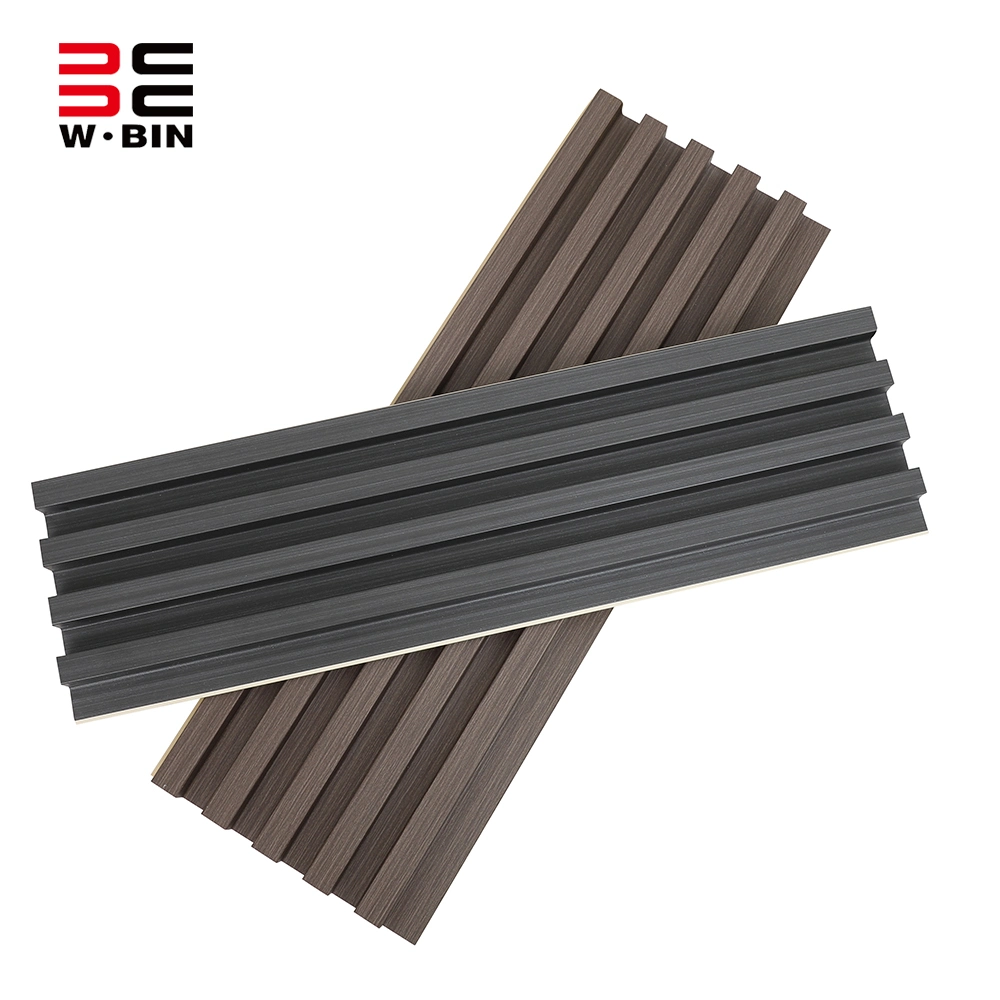 WPC Wood Composite Plastic Fluted Panel Decor High Density Building Material