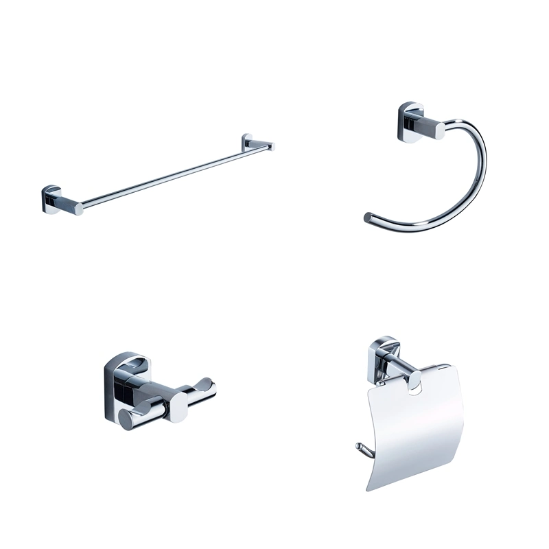 Messing 4 STÜCK Moderne WC Hardware-Set Dusche Badezimmer-Accessoires