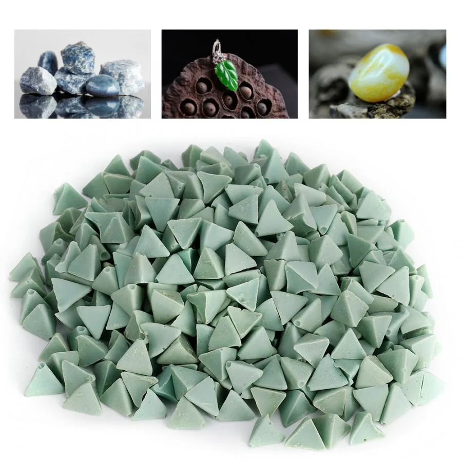 Resin Grinding Stone Triangle Shape Plastic Blasting Media for Jewelry Metal