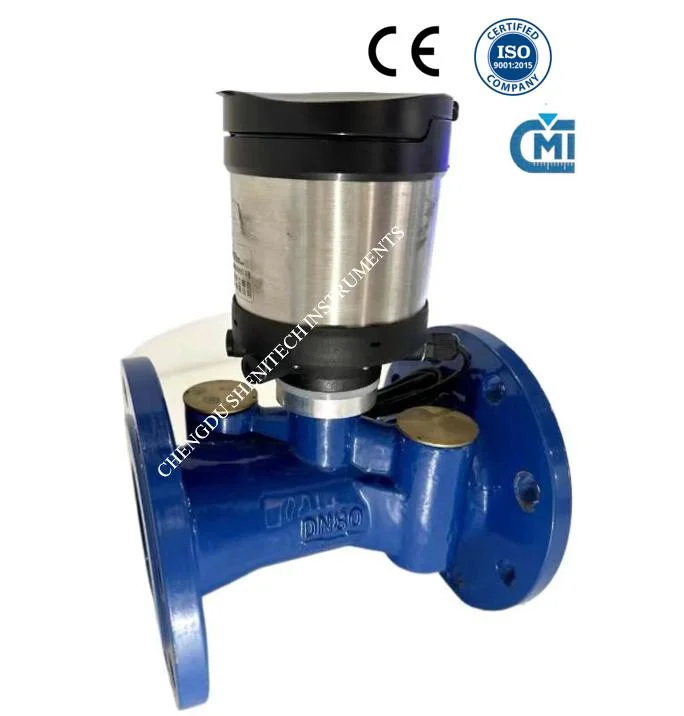 Ultrasonic Water Meter Industrial Use DN50-600 Big Size Woltman Flange Connection Smart Remote Wireless Communication Smart