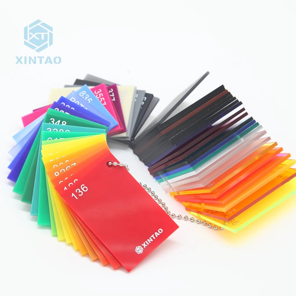 Plastic Extrution Color Acrylic Sheet with MMA Material SGS Non Reflective Plexiglass