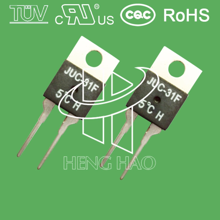 Juc-31f Mini commutateur de température du thermostat bimétallique calibrées à Ksd-01f