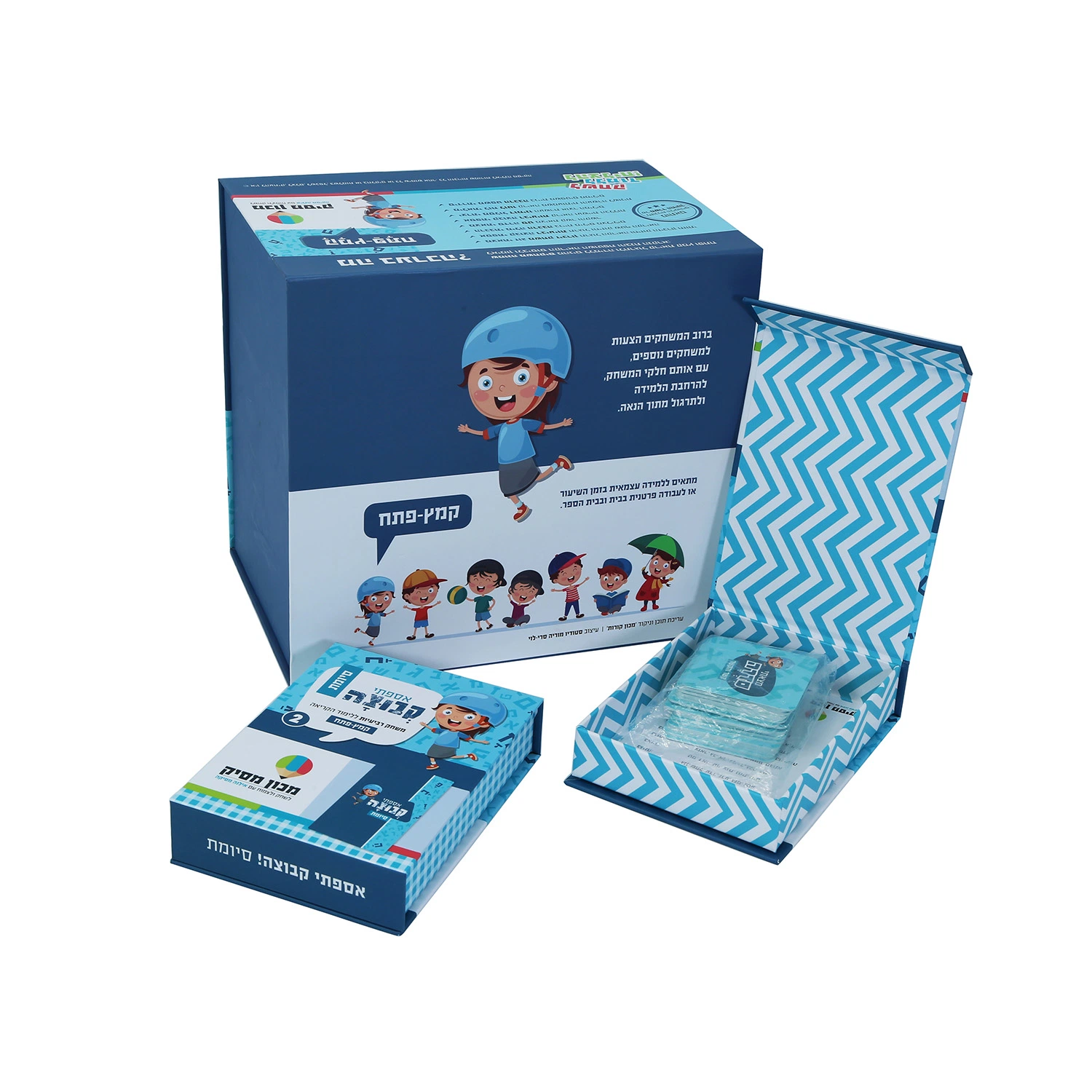 La educación de la Tarjeta de Juego colorido juego de tarjeta Tarjeta con caja de cartón
