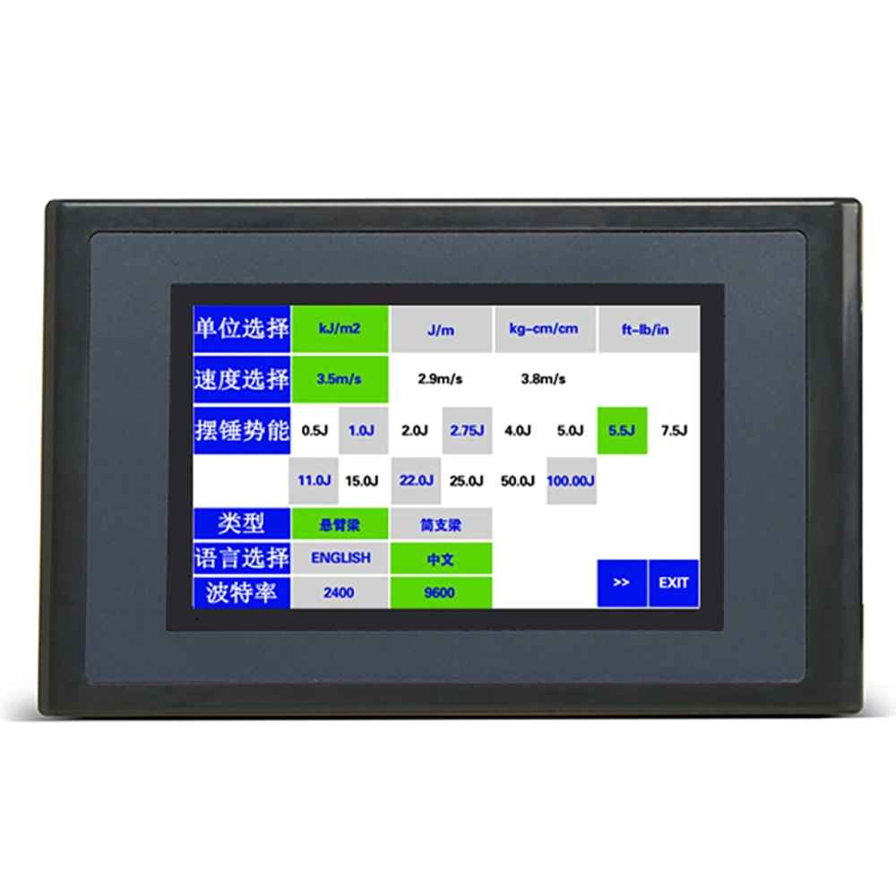 Temi225 Pendulum Impact Test Controller Motorized Pendulum Impact Tester