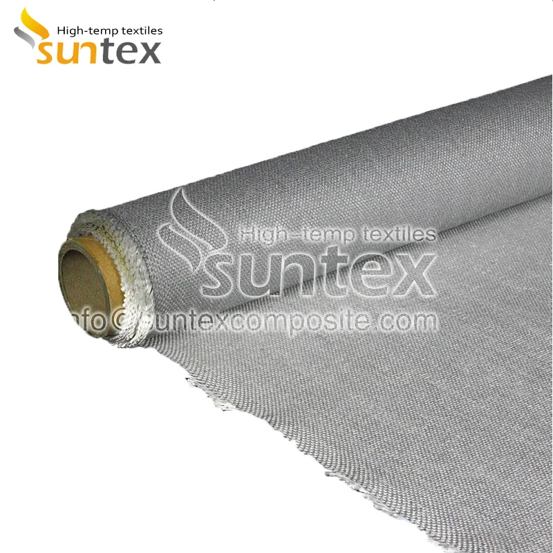 High Strength PU Coated Wire Reinforced Fiberglass Cloth for Fire Protection