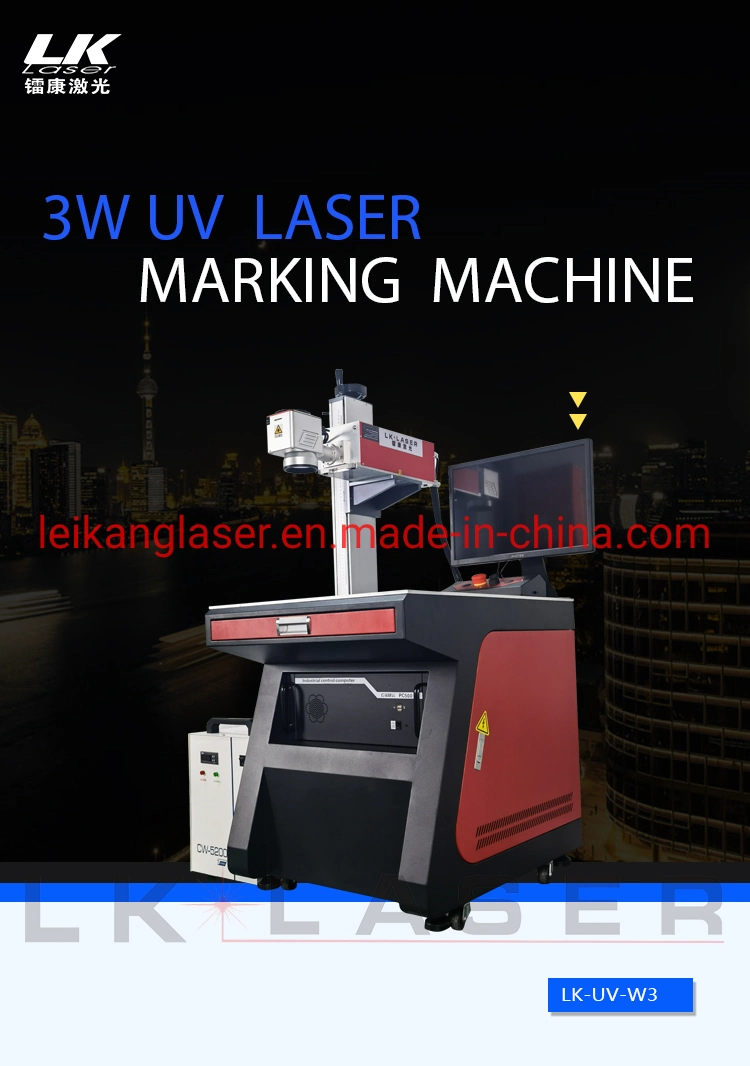 Plastic Rubber Leather Non Metal Material UV Laser Marking Machine 3W UV Laser Marker on Glass Qr Code Printing on Plastic Machine