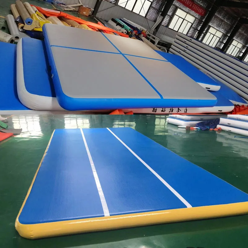 Pista de aire Gimnasia Inflatable Tumble vía aérea alfombra de suelo de aire