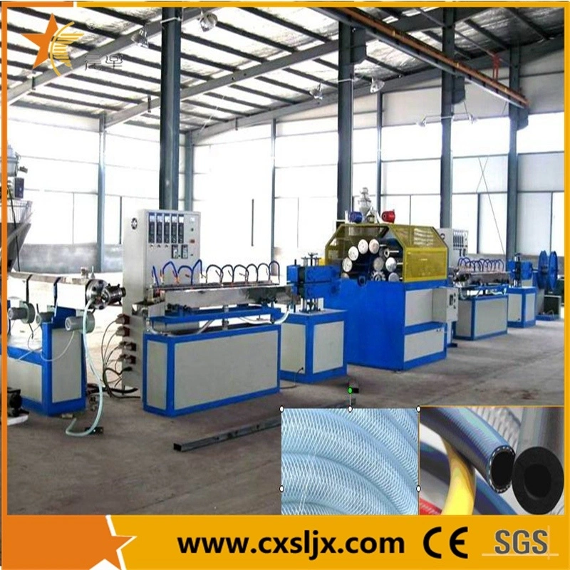 High Capacity PVC Twisted Reinforced Pipe Plastic Extrusion Line/PVC Reinforced Tube Extruding Machine