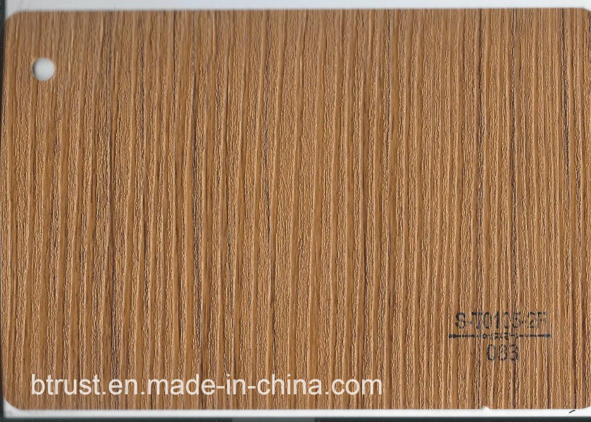 Wood Grain PVC Decorative Film/Foil for Cabinet/Door Vacuum Membrane Press