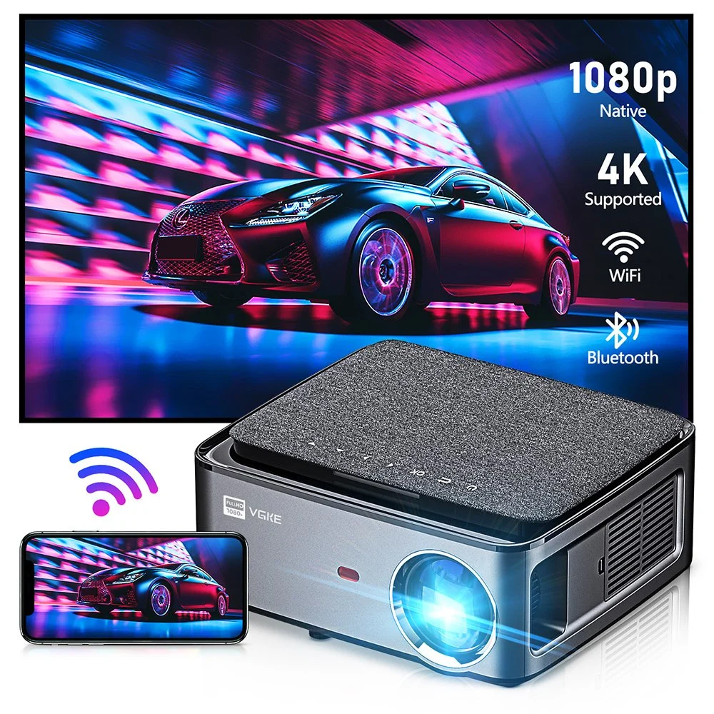 Custom Mini Wireless Smart Video Projector Full HD USB Video WiFi Projectors
