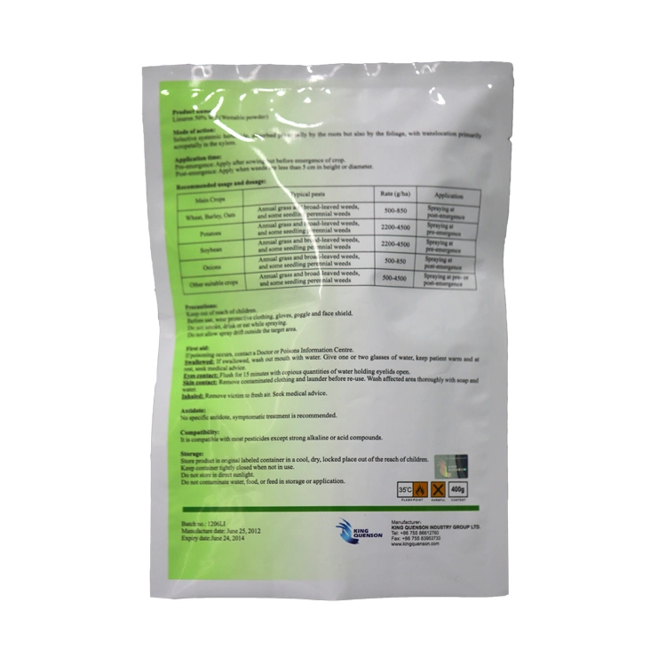 Herbicide Crop Protection Supplier Linuron 97% Tc (50% WP, 50% SC)