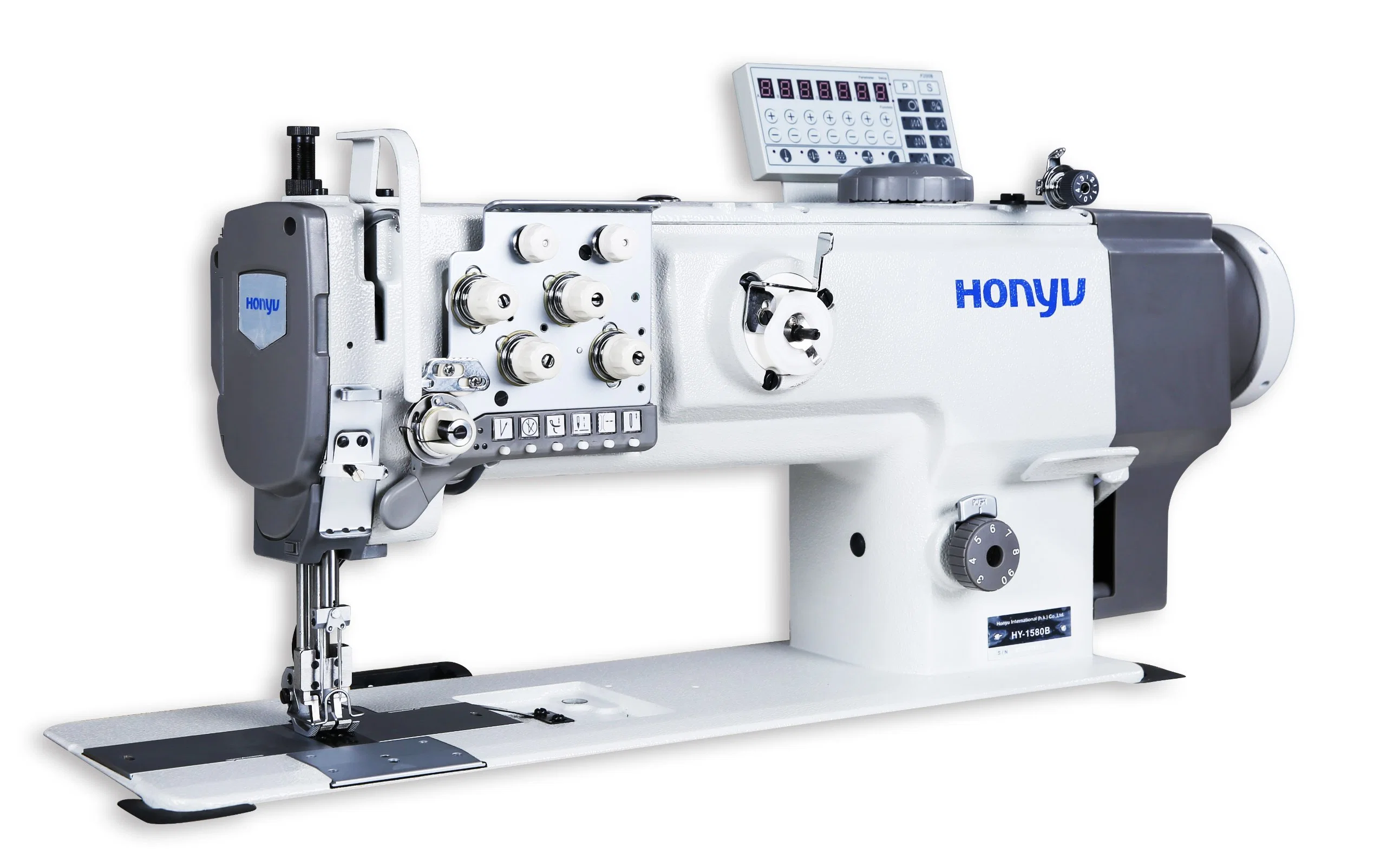 HY-1580B-7 Double Needle Compound Feed leather sewing machine, heavy duty sewing machine