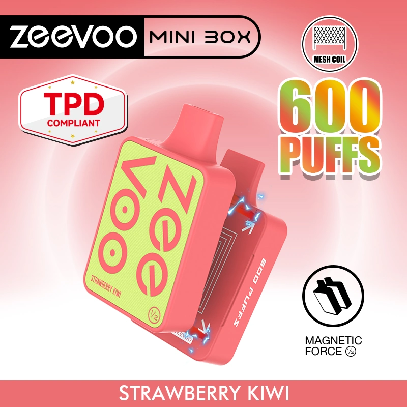 Shenzhen Factory Wholesale/Supplier Zeevoo Mini Box 600puff Disposable/Chargeable Smoke Amazon Cheap Price Vape E Cig Hookah