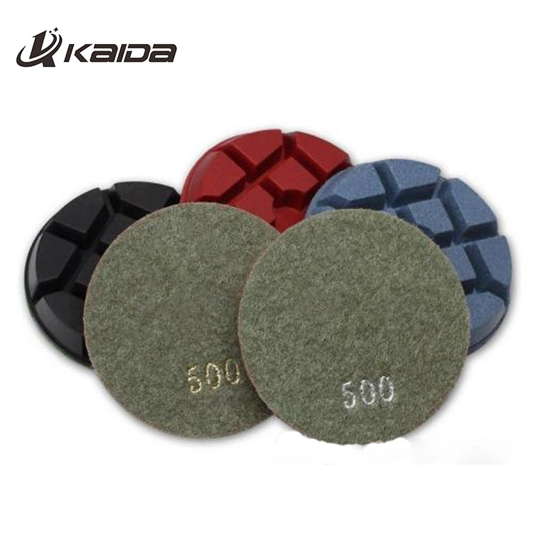 Cheap Diamond Polishing Pads 4 Wet/Dry Backer Granite Stone Concrete