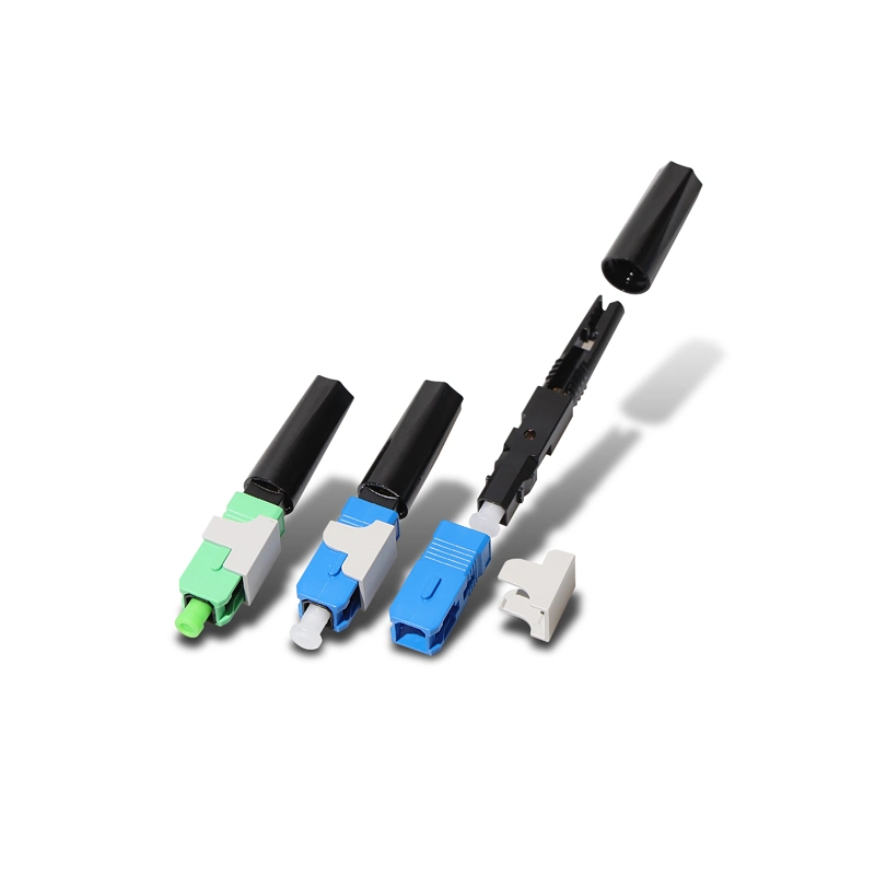 Embedded FTTH Fiber Optic Quick Connector FTTH Sc/APC Sm Fast Connector for CATV