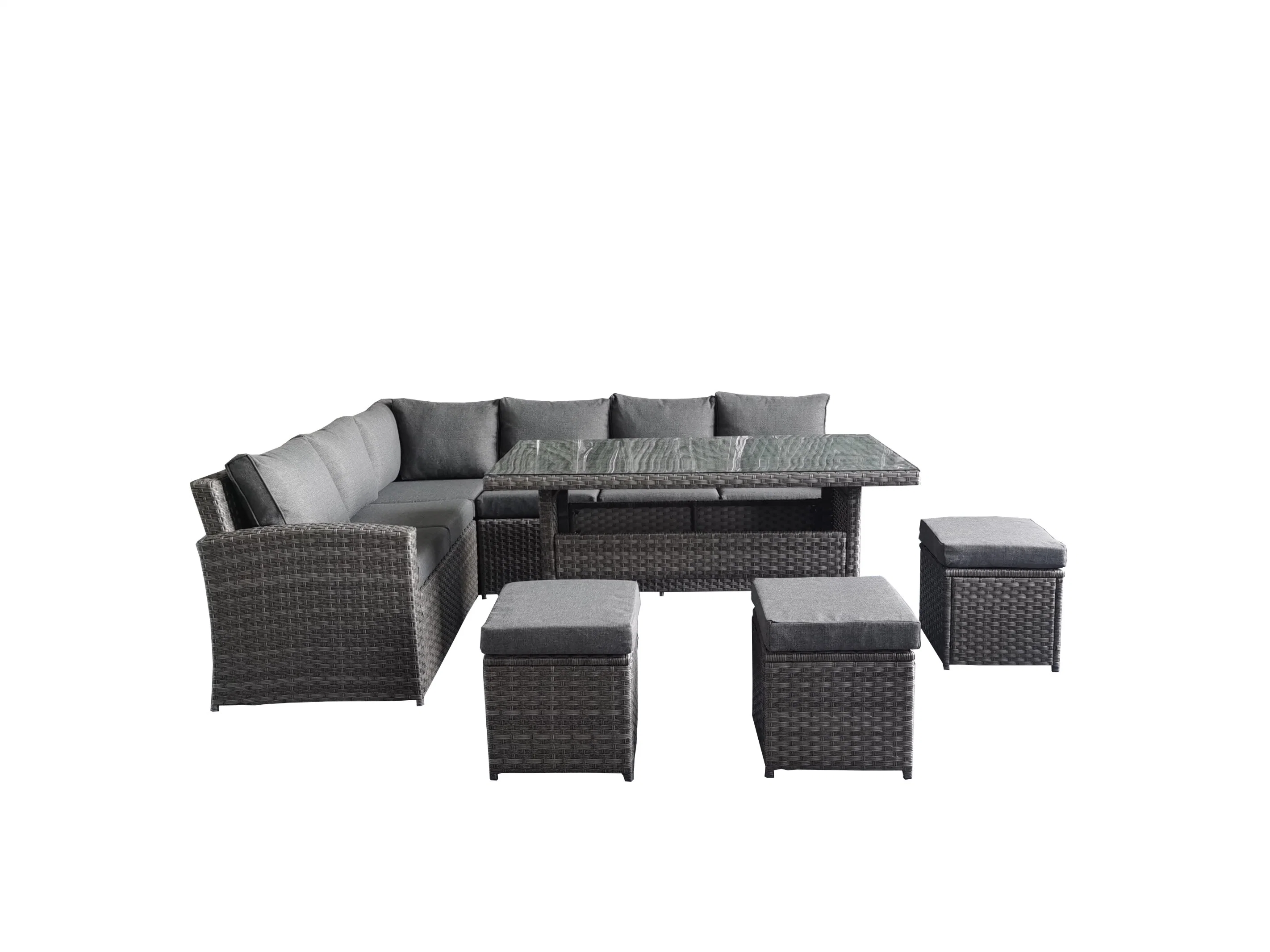 Outdoor Garden Corner Sofa Patio Rattan Wicker Furniture Set