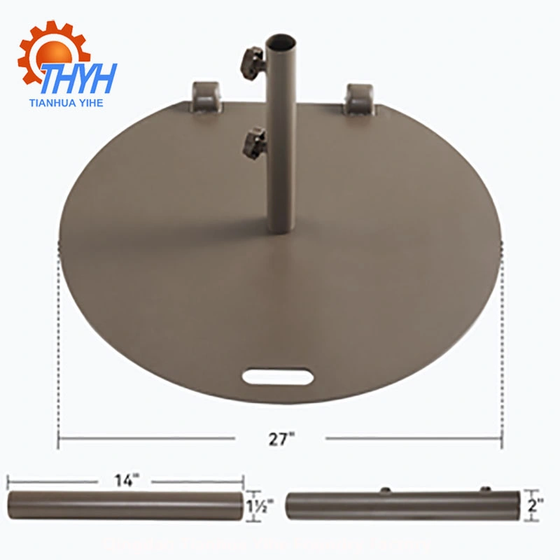 Made in China 35kg 20kg Granite Round Umbrella Base Patio Umbrellas Bases Outdoor Furniture Umbrella Base Stand