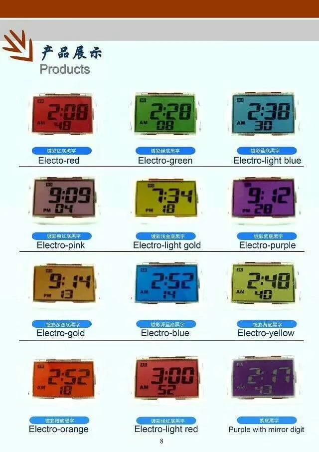 Standard LCD Drive Chip Display Screen Module with FPC Cable