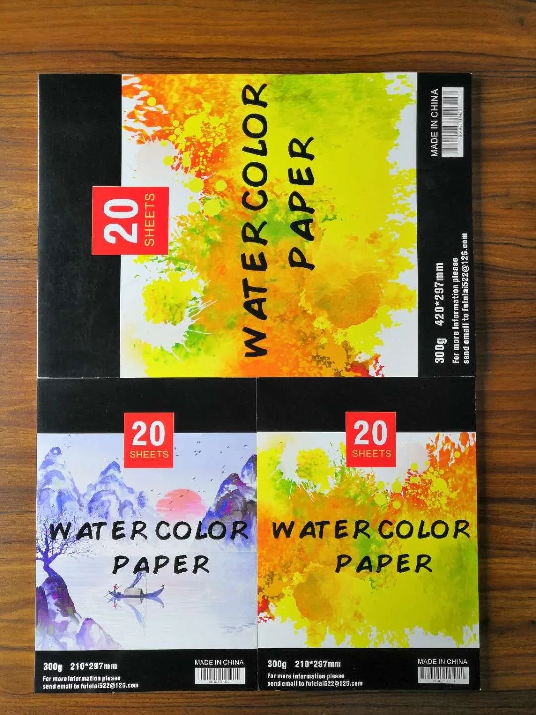 Watercolor Paper 100% Wood Acid Free Paper Pad for Drawing Picture 20 Sheets