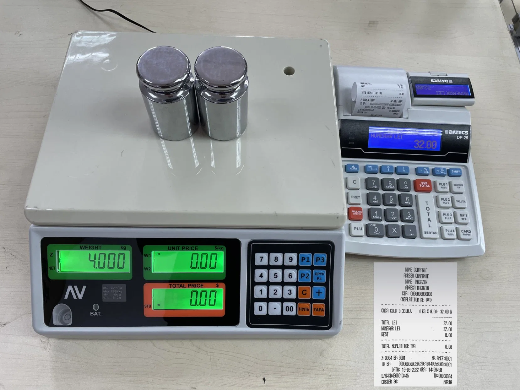 OIML &amp; UE preço aprovado Escala Computação 6/15kg com RS232