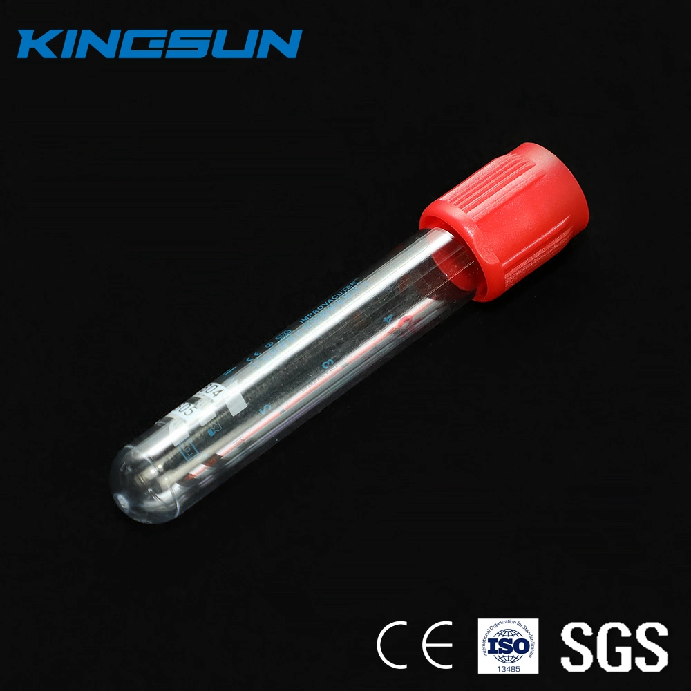 Disposable Vacuum Blood Collection Tube / Clot Activator Tube Supplier