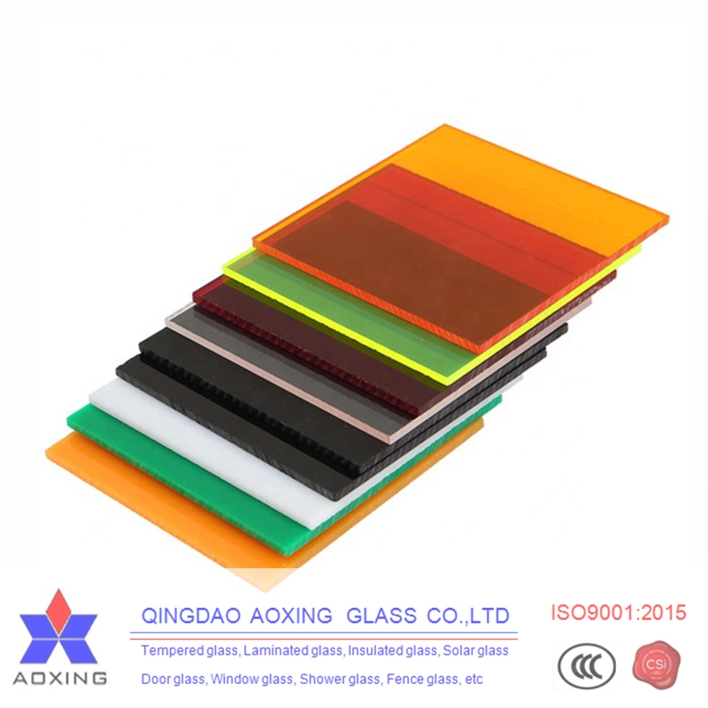 Made in China Transparent and Colored PMMA Persperx Plastic Acrylic Board