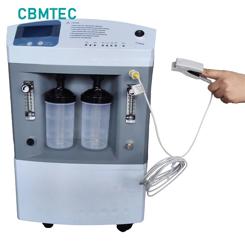 Factory Price Portable Low Noise 1-10L Home Oxygen Concentrator with Nebulizer