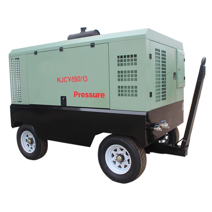 Hot Type Twin-Screw Screw Compressors Mining 13bar Industrial Movable Portable Air Compressor