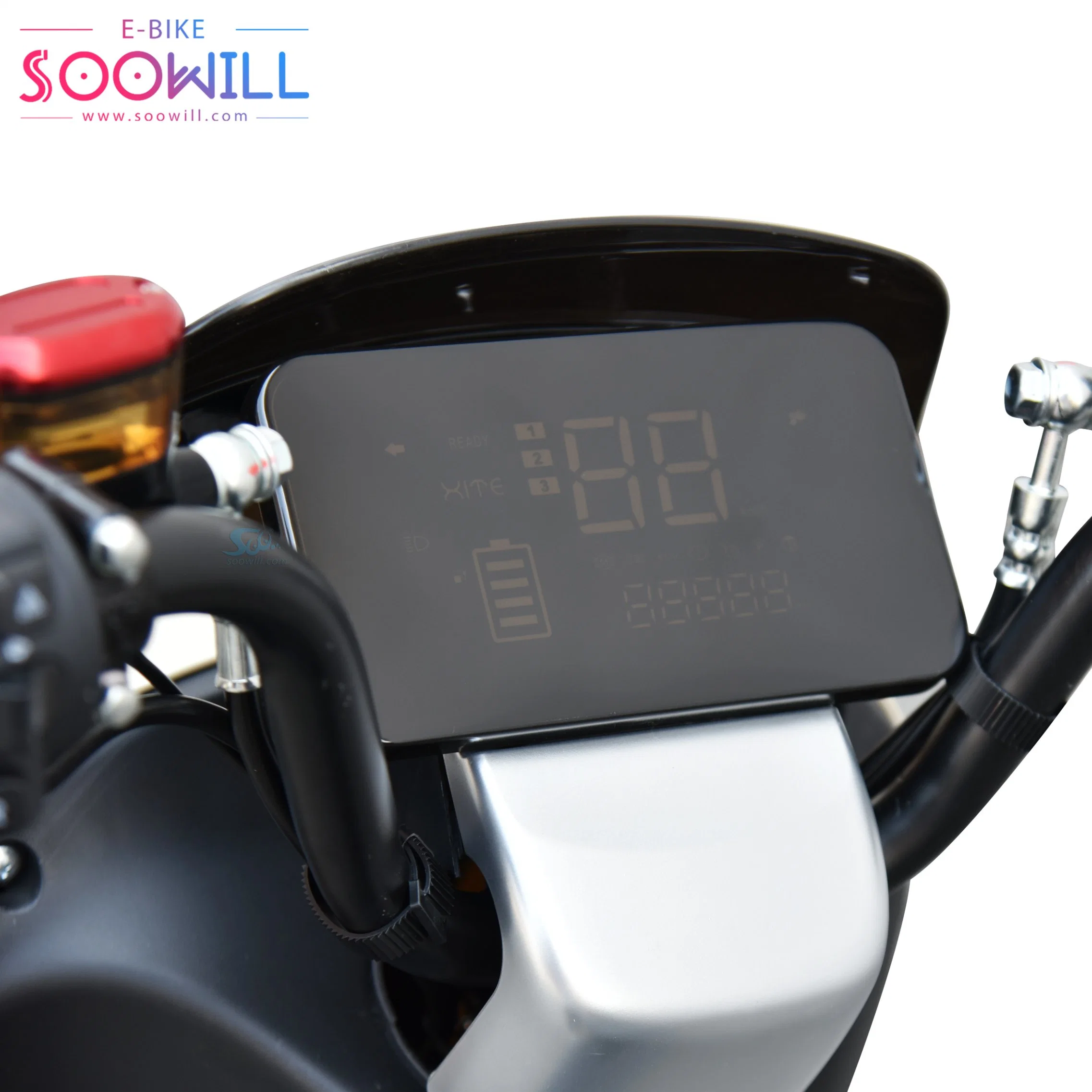 Rueda de motocicleta de 10 pulgadas de alta calidad E-Scooter con la competencia Precio 1200W Motor DC sin escobillas motocicleta eléctrica