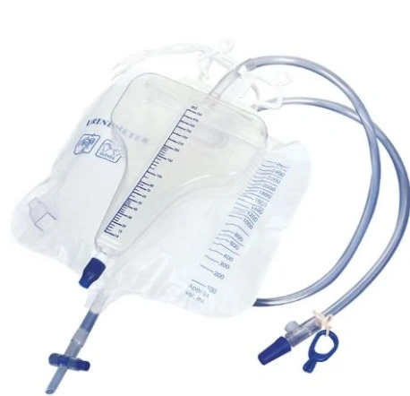 sac d'urine pour adulte de 2 000 ml sacs jetables d'urine médicale pour le drainage Prélèvement urinaire