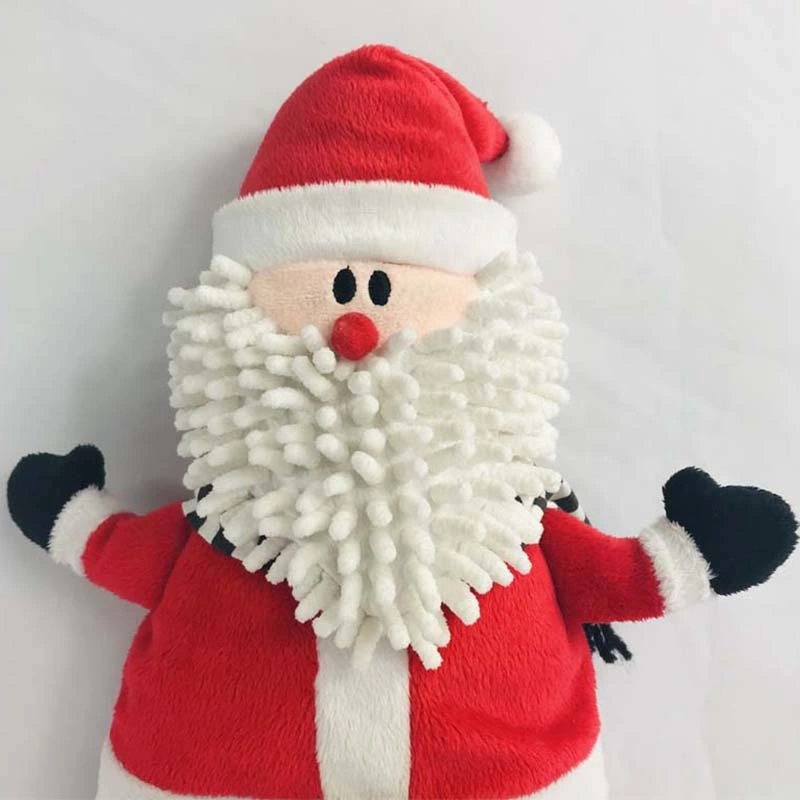 Christmas Gifts 25cm Plastic Eyes Soft Stuffed Toy Lovely Plush Santa Claus