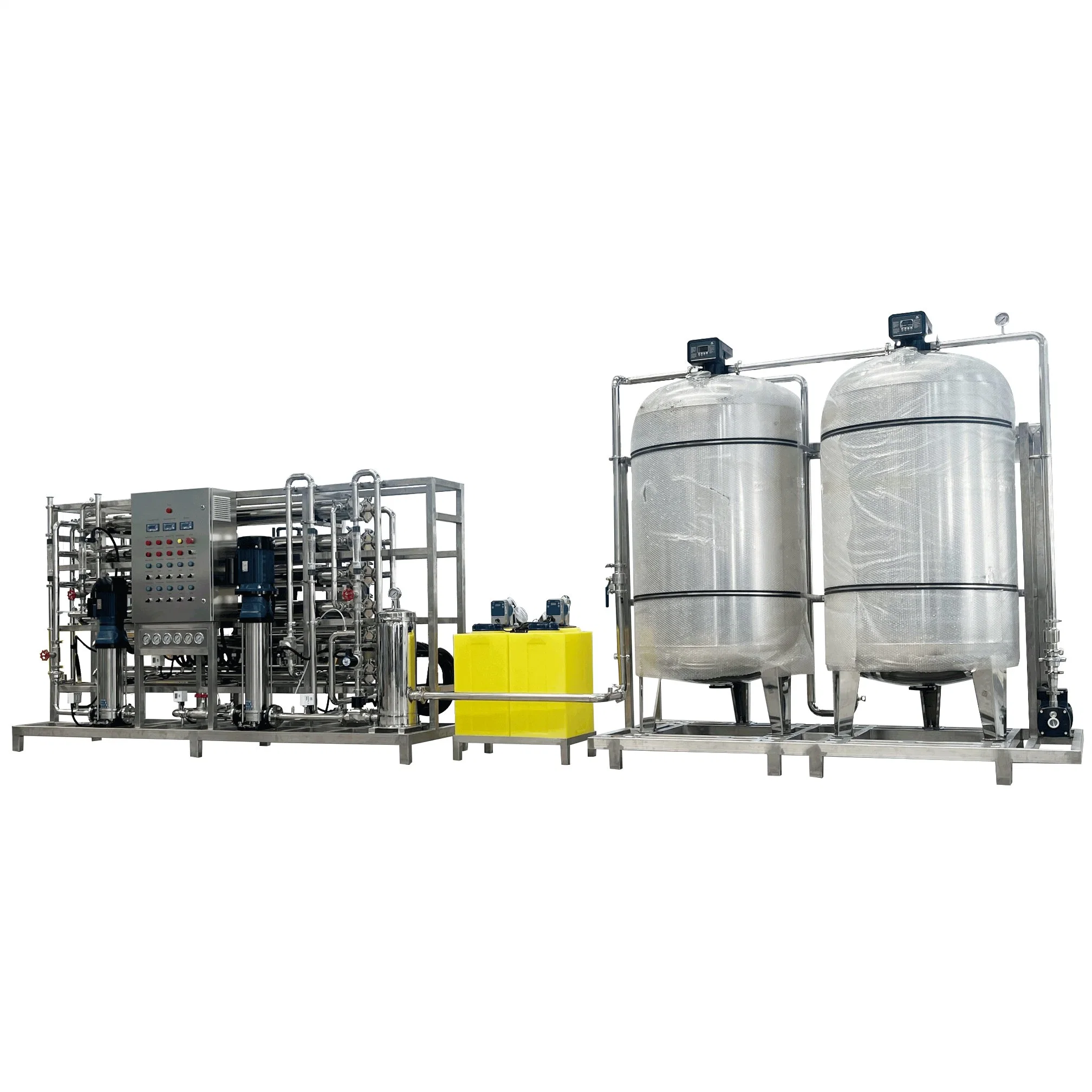 Double Pass RO System Industrial Pure Water Treatment Reverse Osmosis Desalination Plant