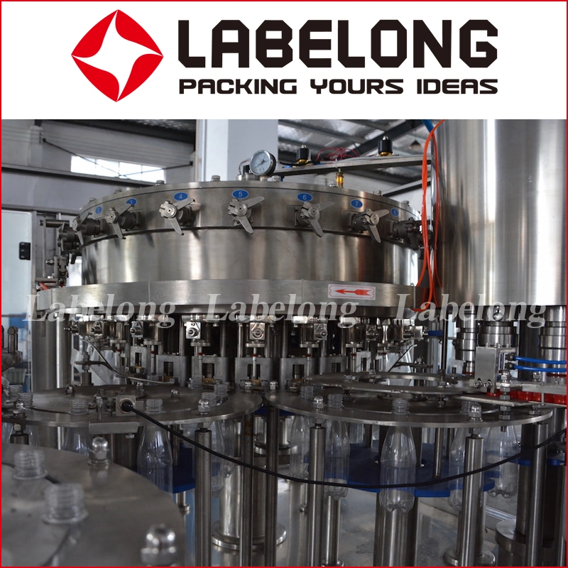 Automatic Carbonated Soft Drinks/Beverage/Soda Water/CSD Pet/Glass Bottle Line Plant Filling/Bottling/Packing Machine